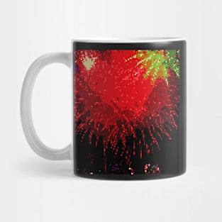 Pixel Firework No.40 Mug